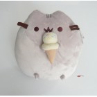 Pusheen the Grey Cat mit Eis - Grau Katze 24x20x12cm Plüschtier Stofftier - 4048872 - LAGERWARE