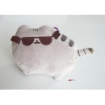 Pusheen the Grey Cat cool mit Sonnenbrille - Katze Schlüsselanhänger Rucksackanhänger 10x14x5,5cm - 4048887